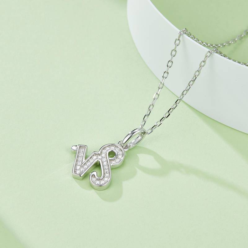 Capricorn Moissanite Diamond Necklace from the Twelve Constellations Series